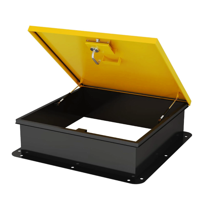 30" x 36" Insulated Roof Access Hatch - Galvanized Steel
