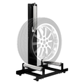 Rolling Wheel Detailing Stand,Heavy Duty Wheel Cleaning Stand - 110 lbs Capacity