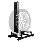 Rolling Wheel Detailing Stand,Heavy Duty Wheel Cleaning Stand - 110 lbs Capacity