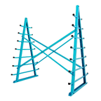7-Tier Lumber & Pipe Storage Rack - 2000 lbs Capacity